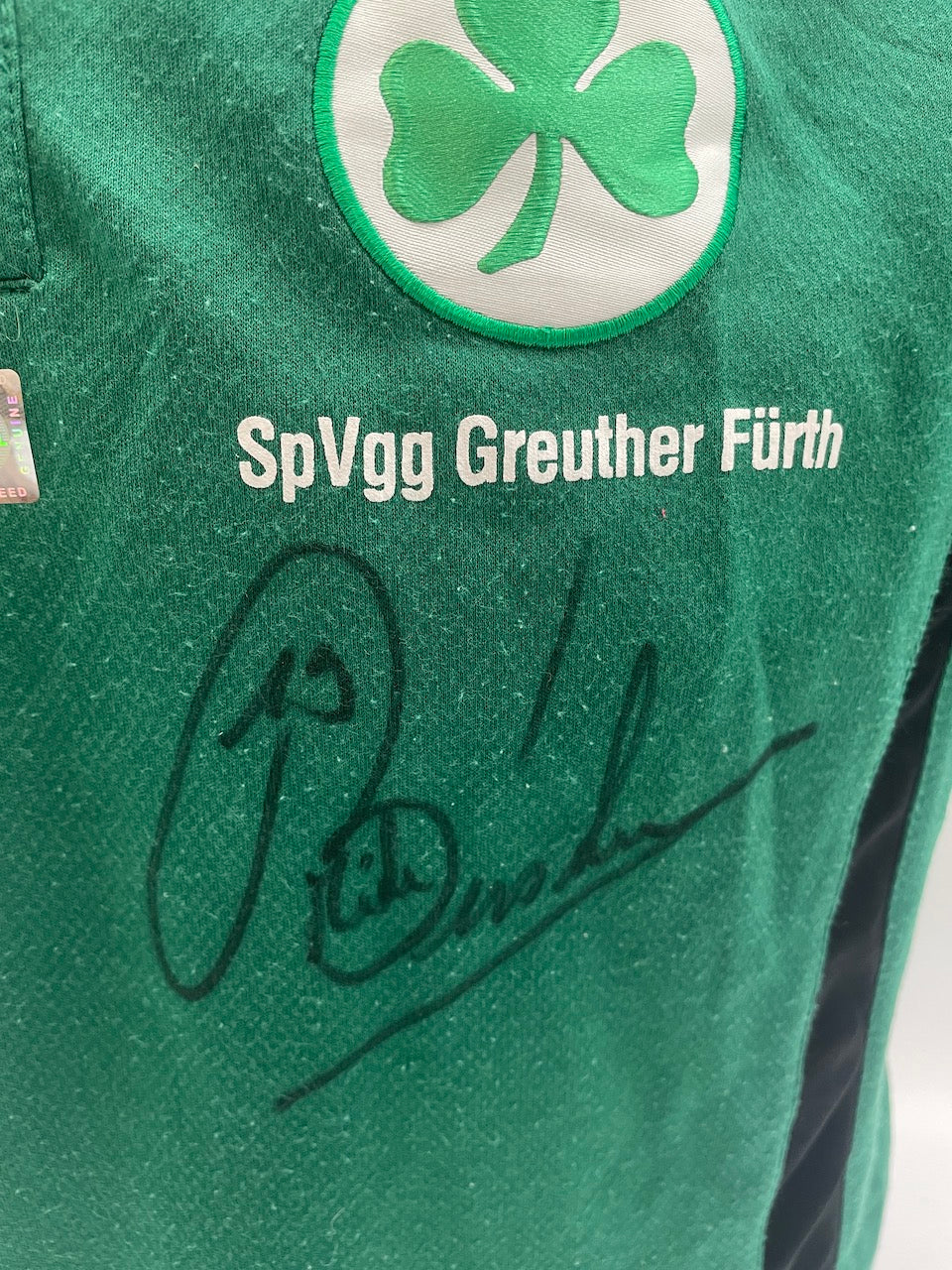 Greuther Fürth Poloshirt Michael Büsken's autograph Bundesliga Hummel M