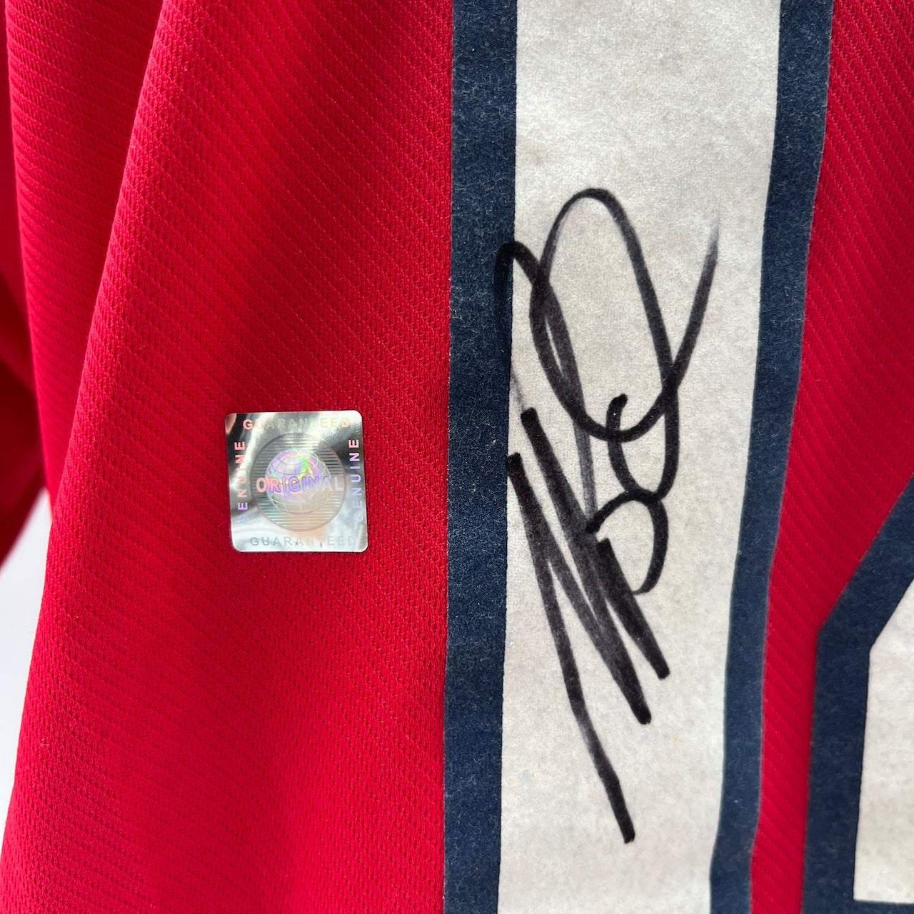 Bayern München Trikot Mario Basler signiert Autogramm Adidas L