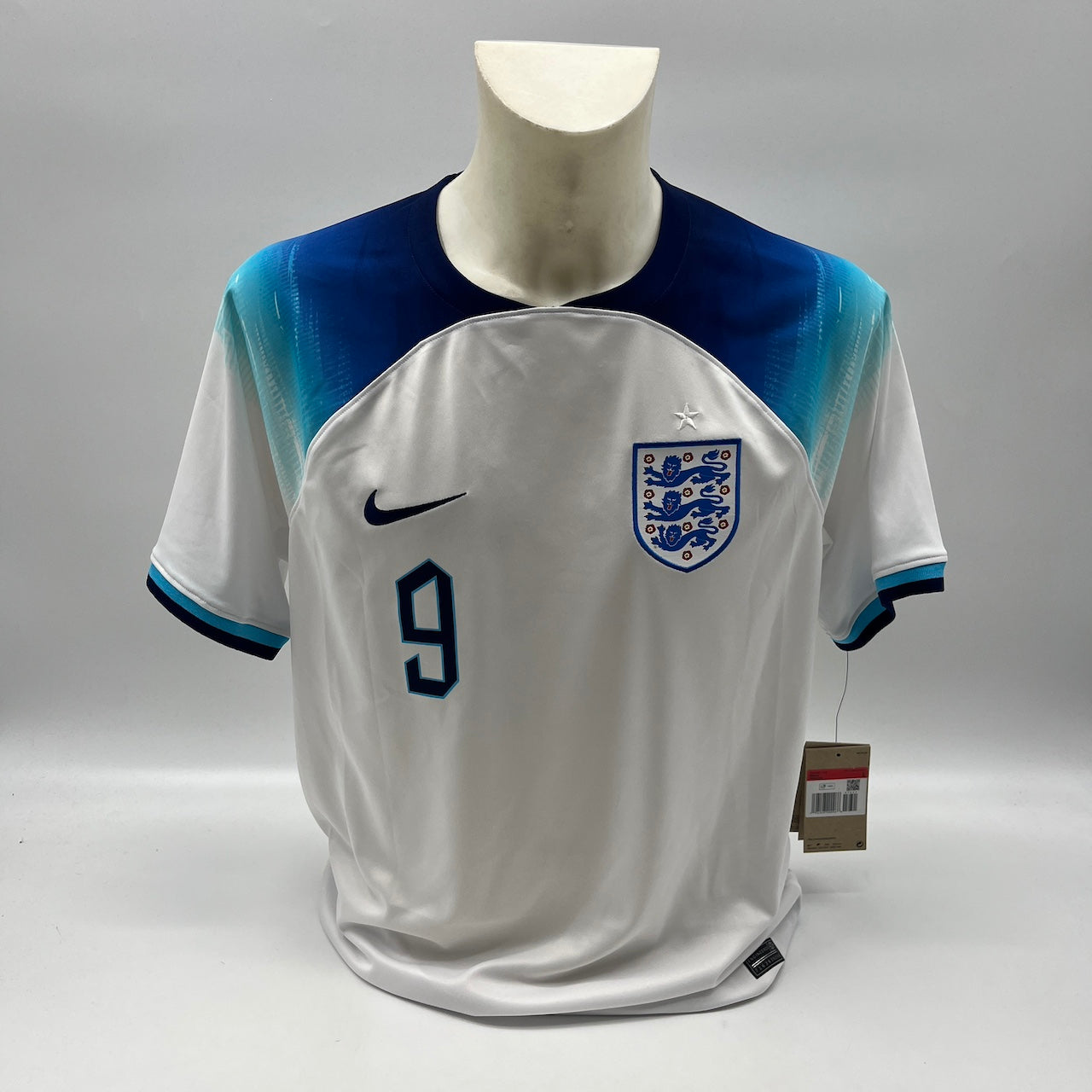 England Trikot Harry Kane signiert Autogramm Nike COA L