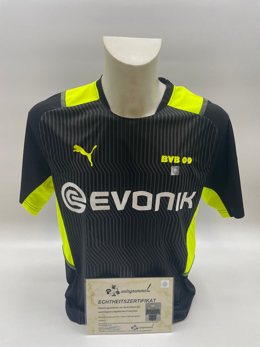 Borussia Dortmund Shirt Niclas Füllkrug signiert BVB Autogramm Bundesliga COA L