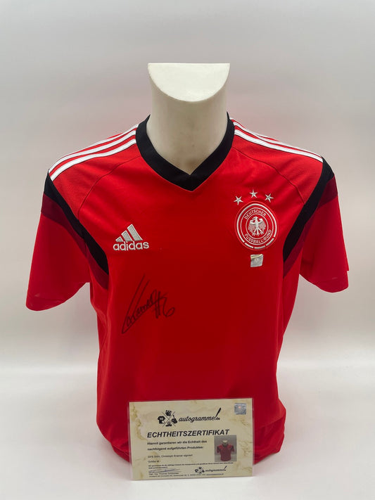 DFB Shirt Christoph Kramer signiert Adidas COA Deutschland DFB Autogramm M