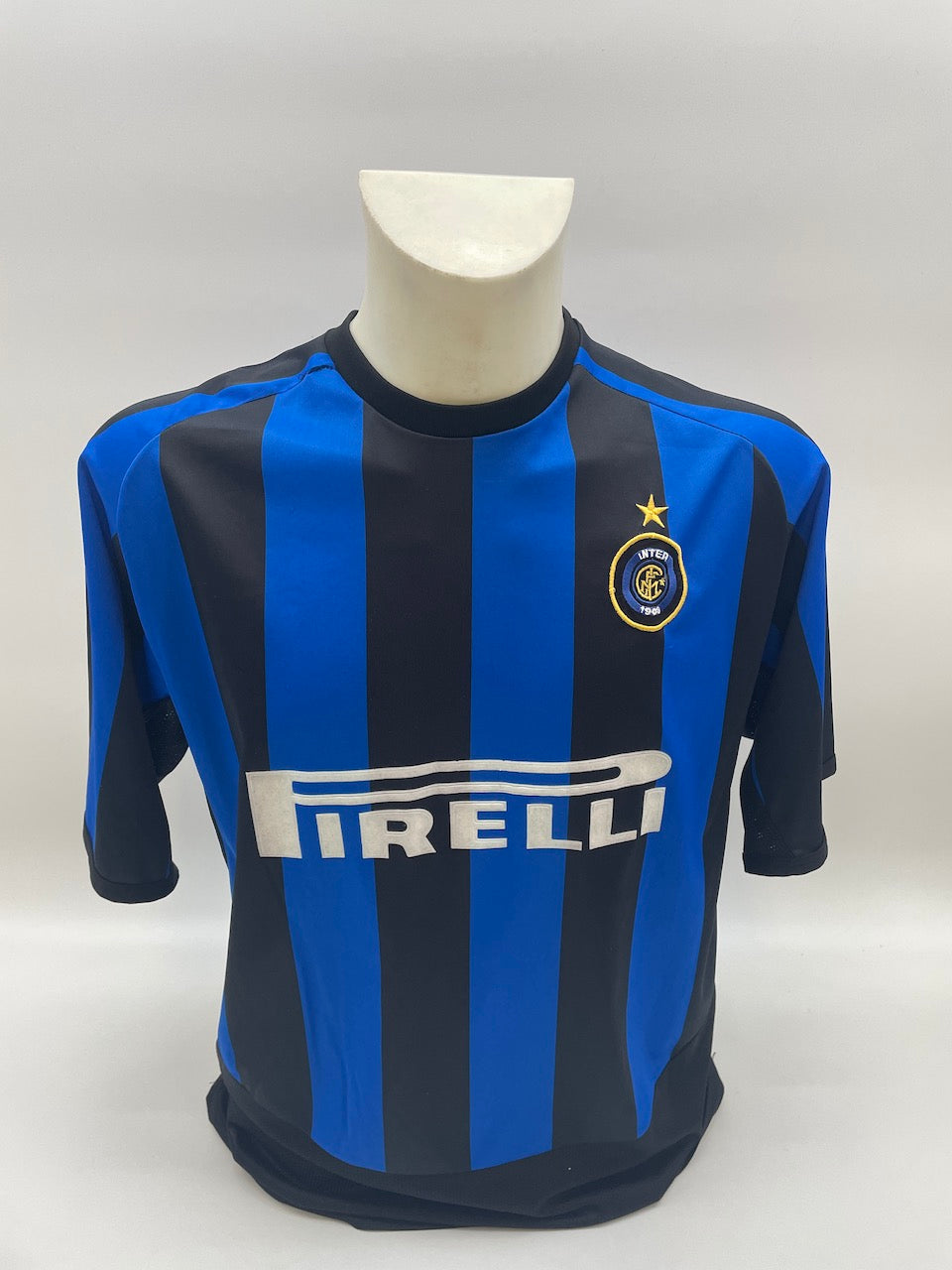 Inter Mailand Shirt Emre Belözoglu signiert Italien Milan Autogramm Fußball M