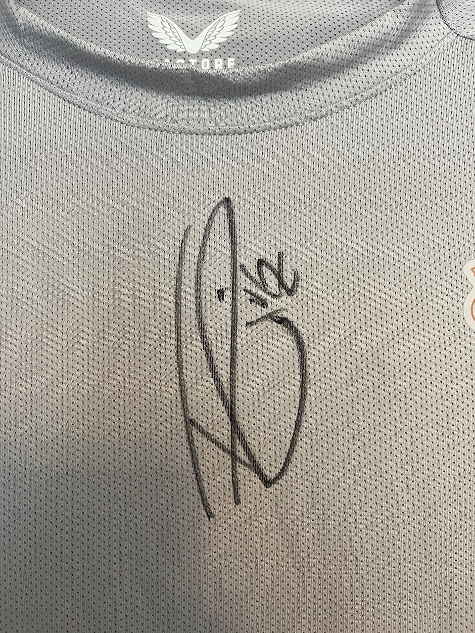 Leverkusen Shirt Portrait Florian Wirtz handgemalt und signiert Castore L