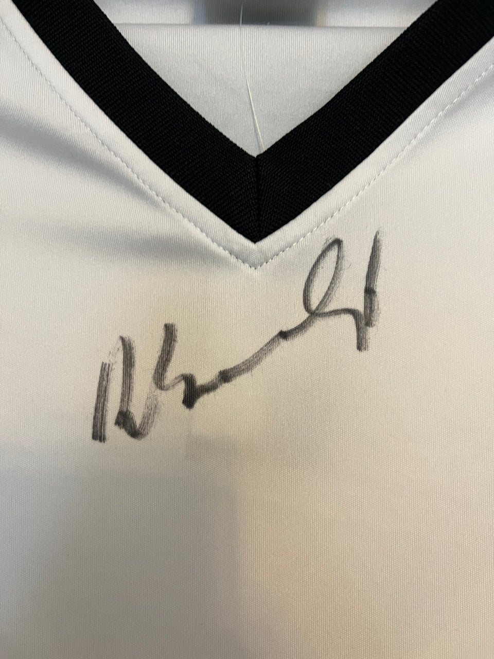 DFB Repro Shirt Portrait Rainer Bonhof handgemalt und signiert M