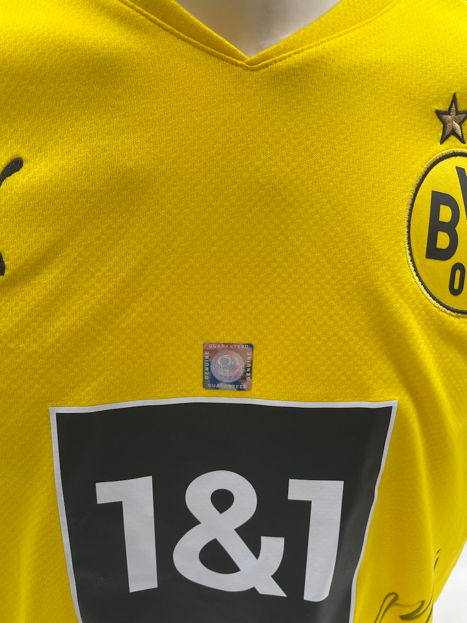 BVB Trikot 2021/2022 Teamsigniert Borussia Dortmund Bundesliga COA BVB Puma M