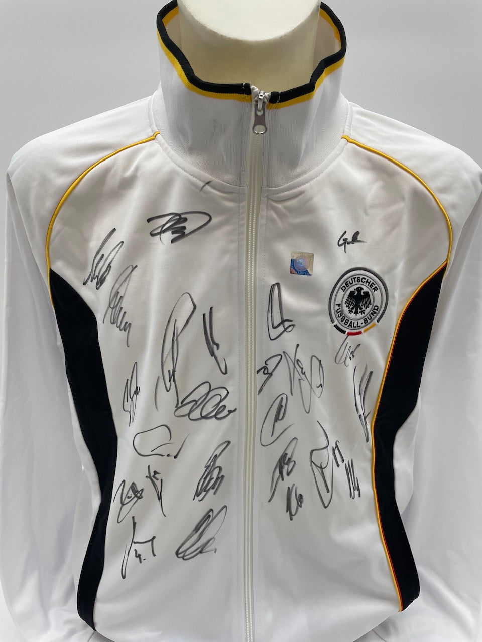 Deutschland Trainingsjacke EM 2012 Teamsigniert DFB Fußball Autogramm COA Neu L