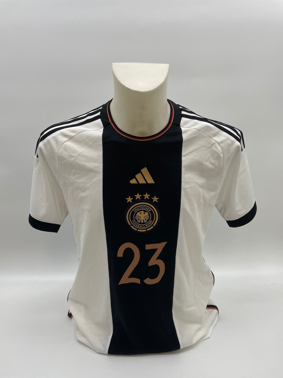 DFB Trikot Nico Schlotterbeck signiert Adidas COA Deutschland DFB Autogramm M