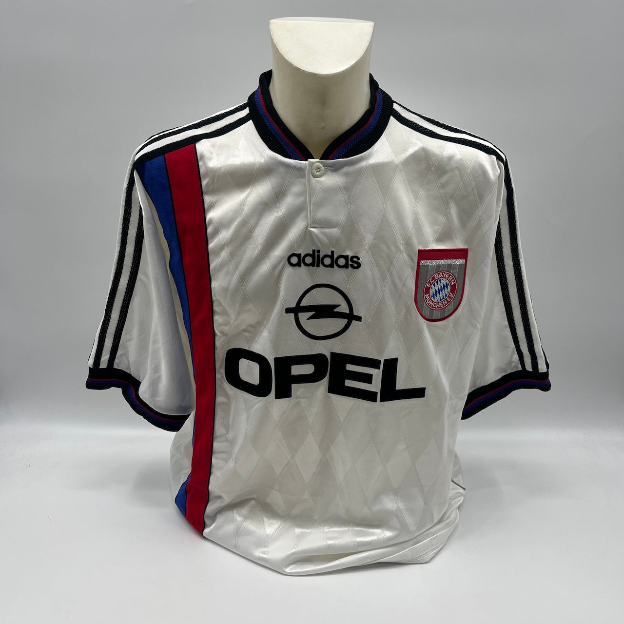 Bayern München Trikot 1996/1997/1998 Teamsigniert Bundesliga COA Adidas XL