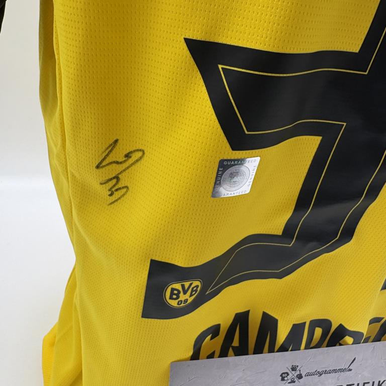 Borussia Dortmund Trikot Cole Campbell signiert BVB Puma M