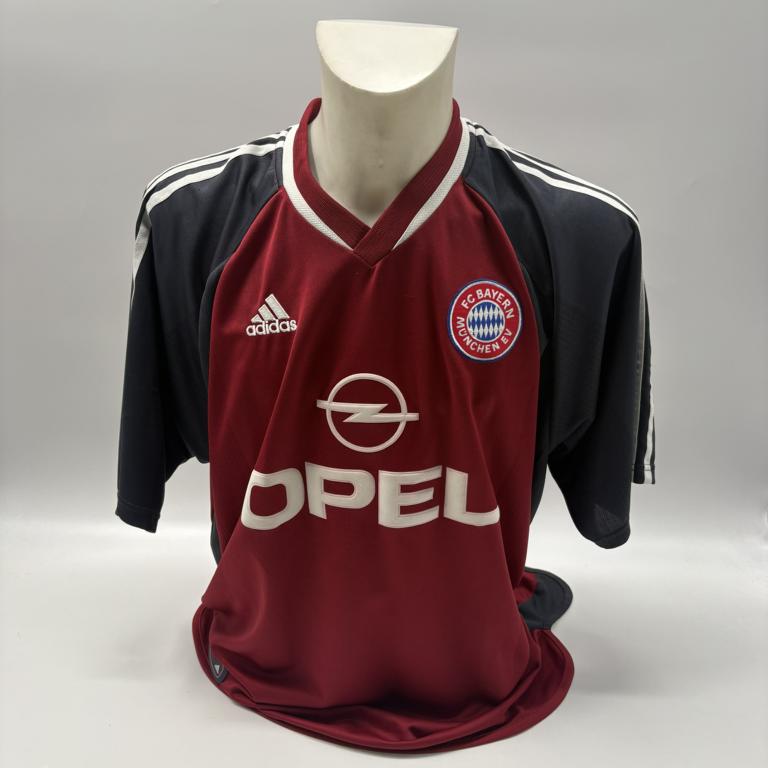 Bayern München Trikot Bixente Lizarazu signiert Autogramme Bundesliga Adidas XL