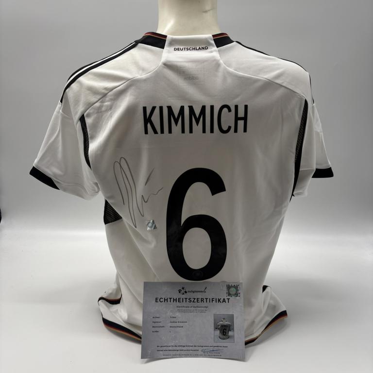 DFB Trikot Joshua Kimmich signiert Adidas COA Deutschland Autogramm L