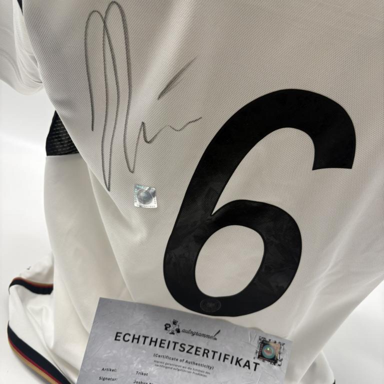DFB Trikot Joshua Kimmich signiert Adidas COA Deutschland Autogramm L