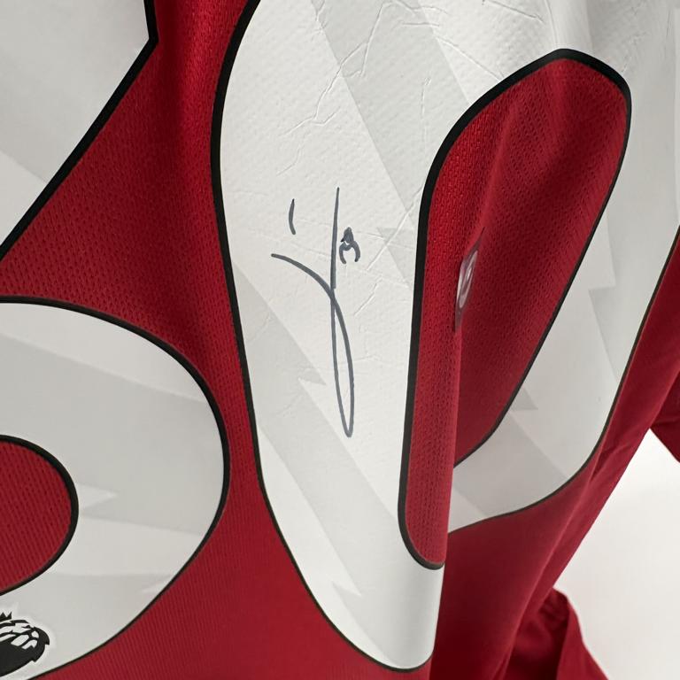 Liverpool FC Trikot Jeremie Frimpong signiert Autogramm Adidas COA XL