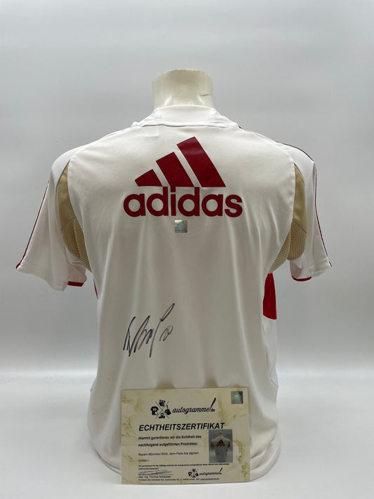 FC Bayern Shirt Jann-Fiete Arp signiert Adidas COA Deutschland DFB Autogramm L
