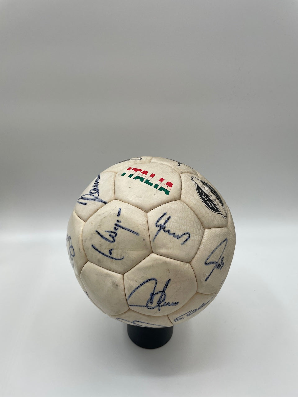 FC Bayern Fußball Teamsigniert 1988/1989 Unterschrift Autogramm Italia Ball