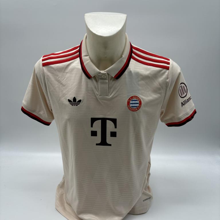 Bayern München Damentrikot Michael Olise signiert Autogramm Adidas COA L
