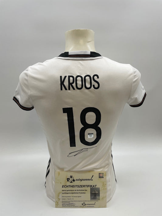 DFB Frauentrikot Toni Kroos signiert Autogramme Bundesliga Adidas Neu signiert S