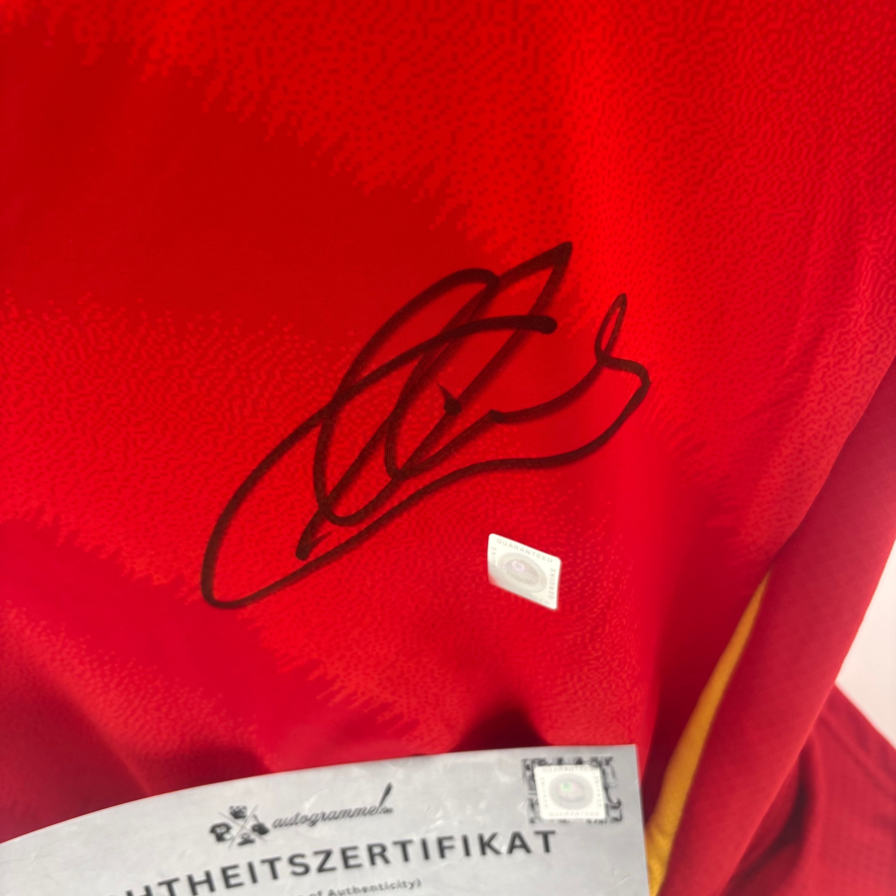 Spanien Trikot Iker Casillas signiert Adidas COA Autogramm L