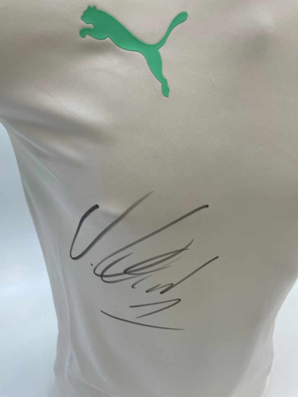 Schweiz Trainingsshirt Jonas Omlin signiert Puma COA Autogramm handsigned Neu L