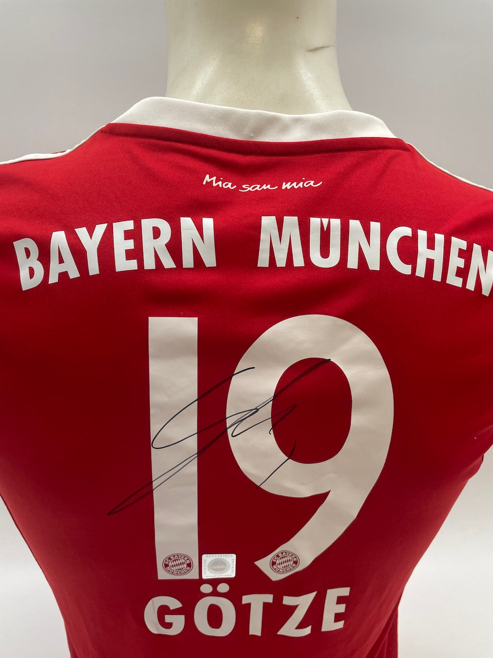 Bayern München Frauentrikot Mario Götze signiert Autogramme Bundesliga Adidas M