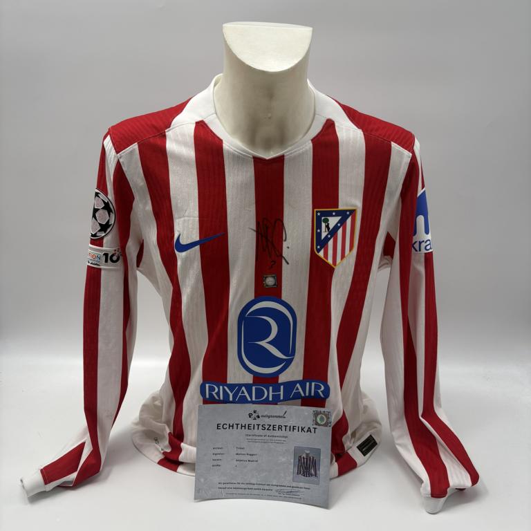 Atletico Madrid Trikot COA Matteo Ruggeri signiert Autogramm Nike L
