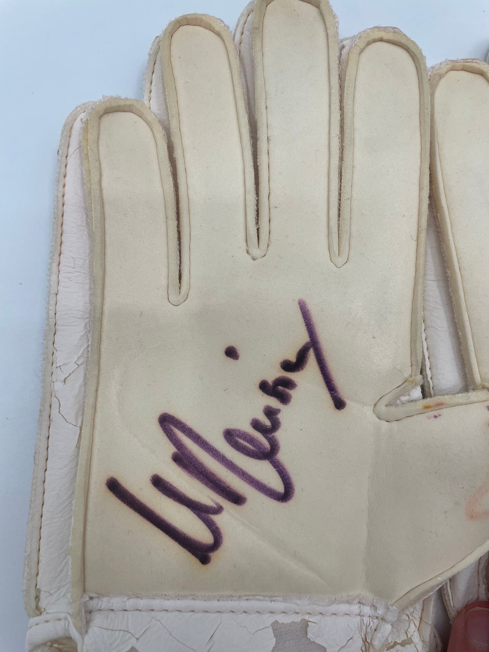 Torwarthandschuhe Michael Rensing signiert Autogramm Bayern München Adidas COA