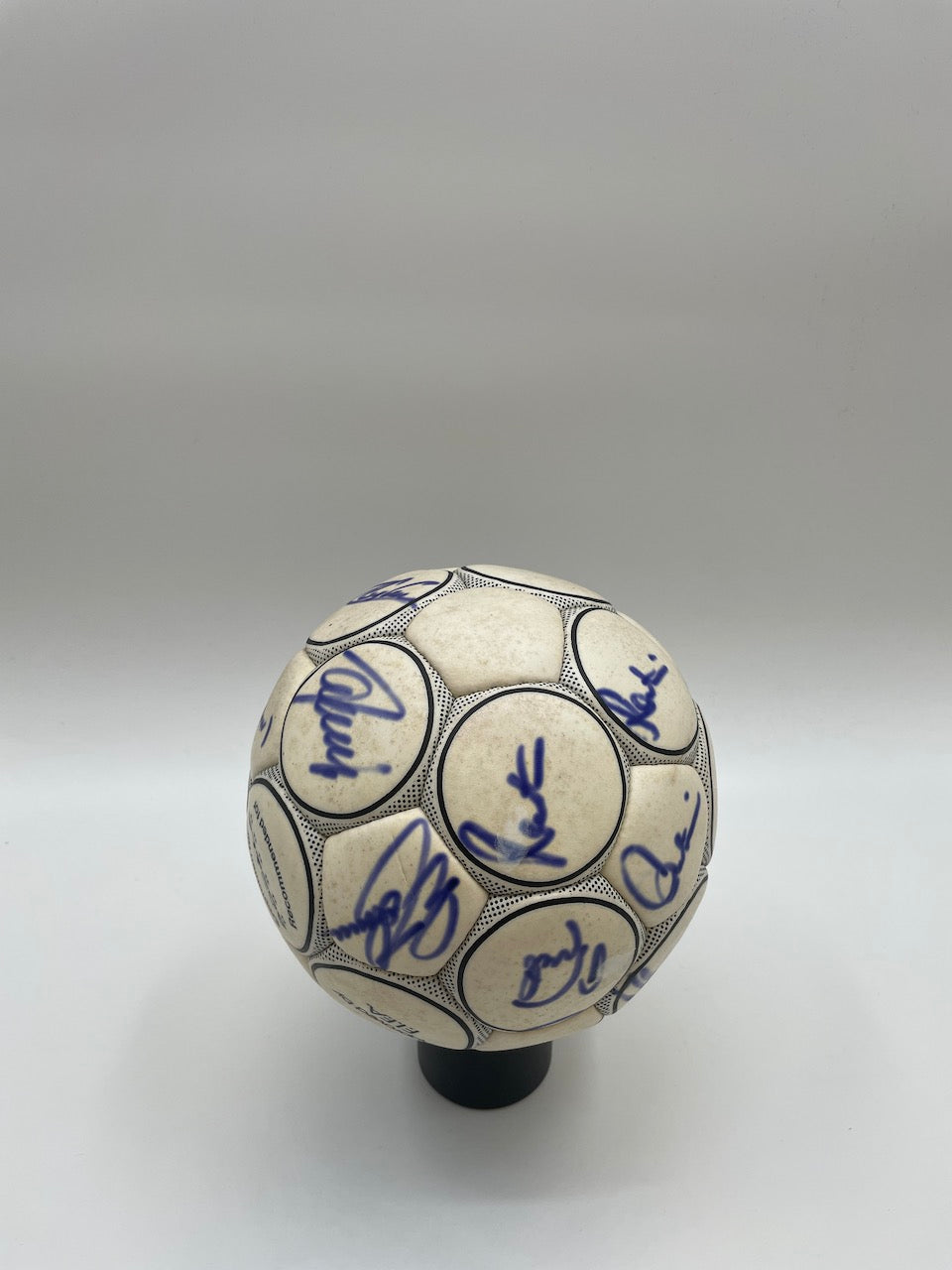 FC Bayern Fußball Teamsigniert 1988/1989 Unterschrift Autogramm Derbystar Ball