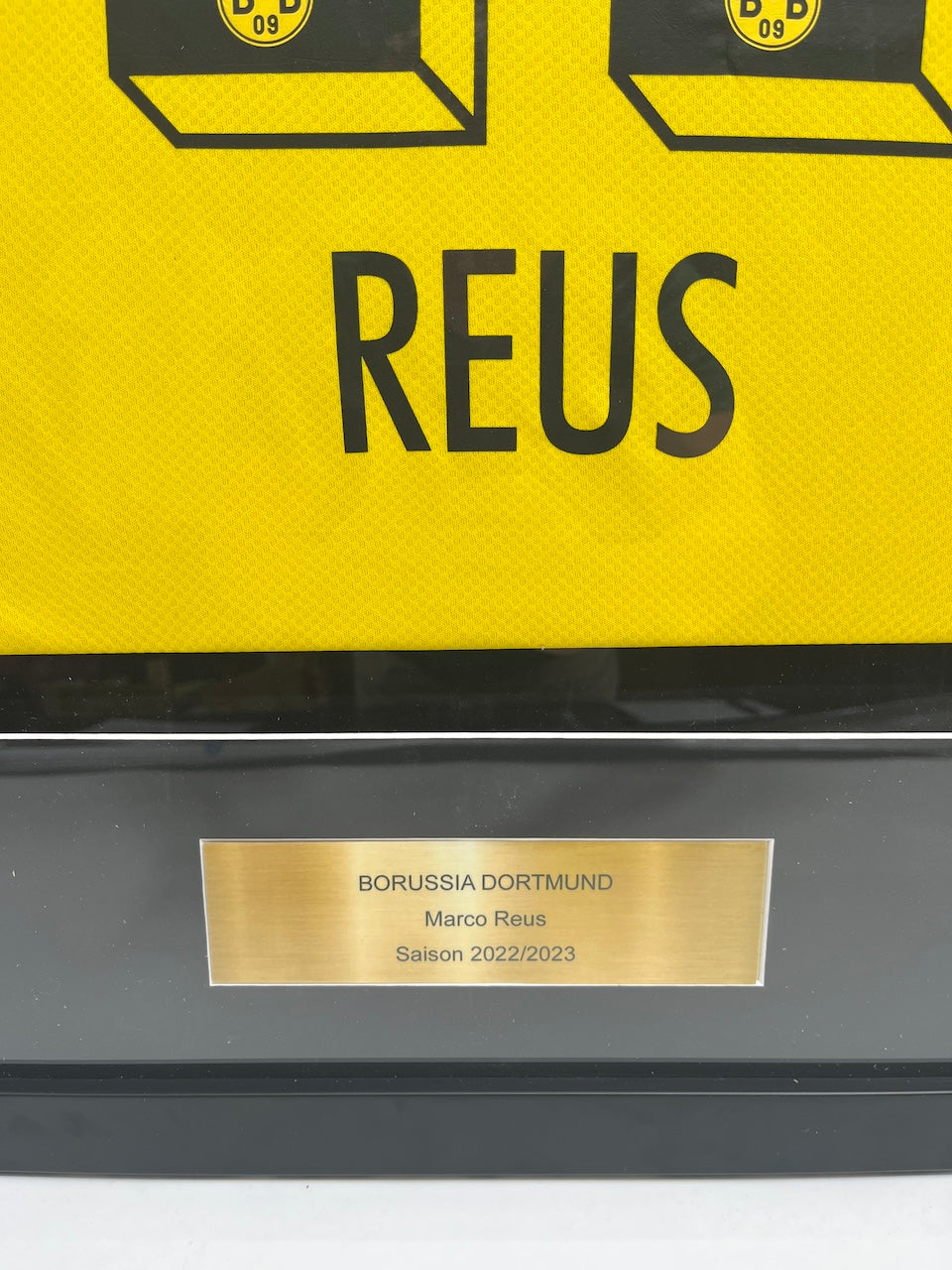Borussia Dortmund Trikot Marco Reus signiert im Rahmen Puma COA BVB