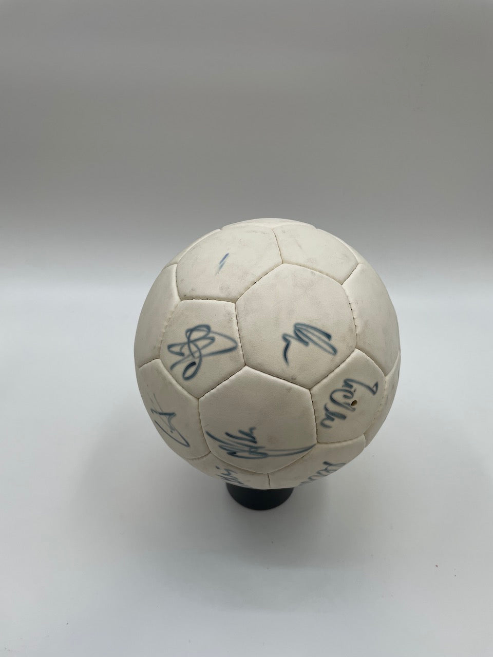 FC Bayern Fußball Teamsigniert 1995/1996 Unterschrift Autogramm Adidas Ball COA