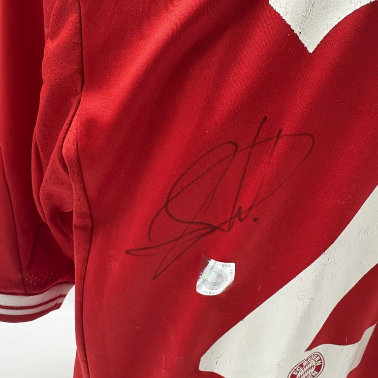 Bayern München Trikot David Alaba signiert Adidas COA Autogramm L