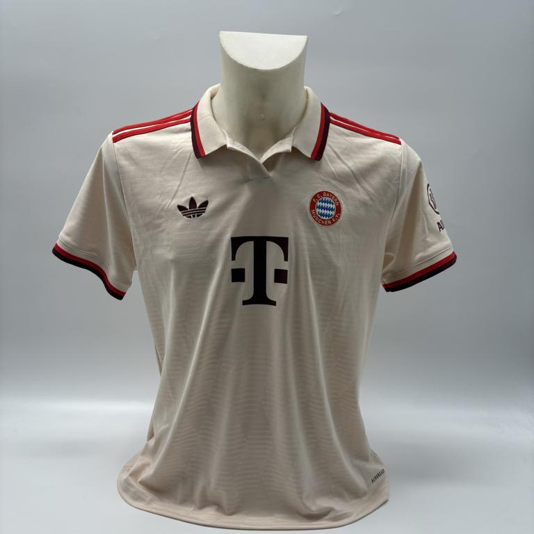 Bayern München Damentrikot Jamal Musiala signiert Autogramm Adidas COA L