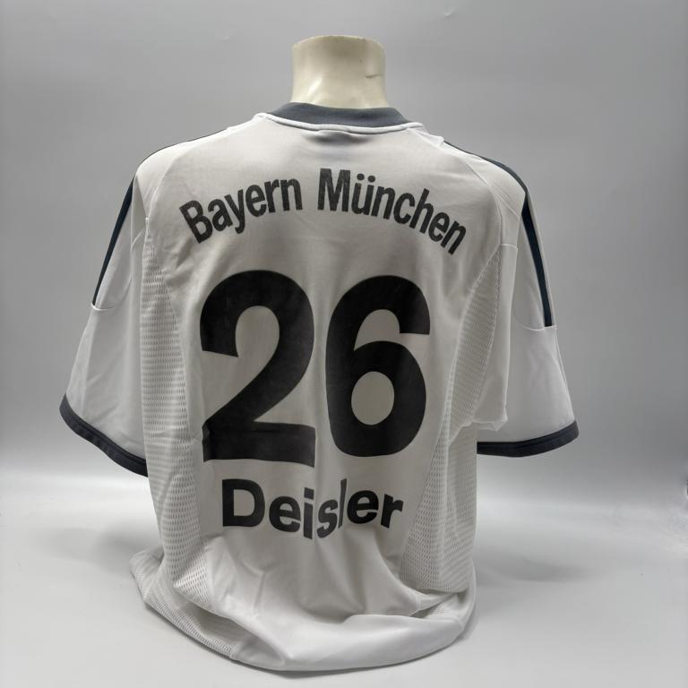 Bayern München Trikot Sebastian Deisler signiert Autogramme Adidas XL