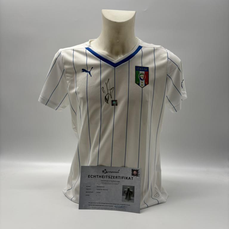Italien Frauentrikot Leonardo Bonucci signiert Autogramm COA Neu L