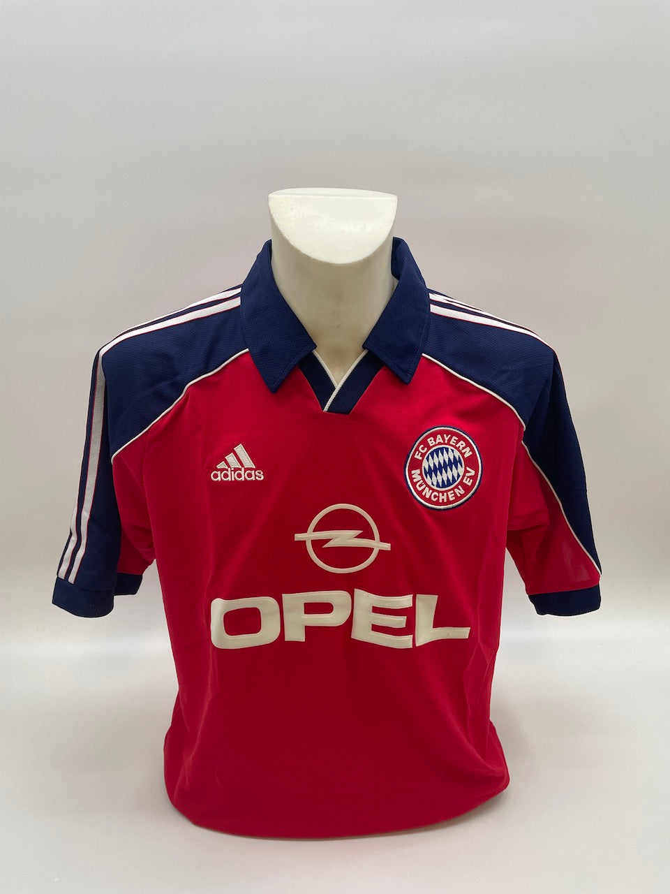Bayern München Trikot Bixente Lizarazu signiert Autogramme Bundesliga Adidas M