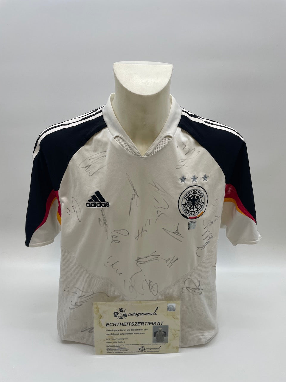 Germany jersey em 2004 team signed DFB football autograph autograph coa adidas l