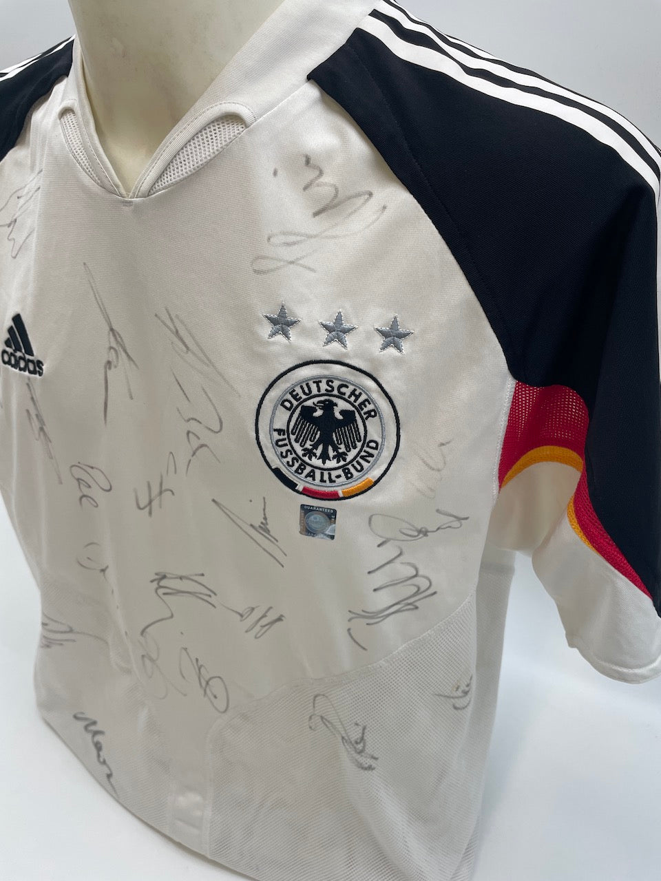 Deutschland Trikot EM 2004 Teamsigniert DFB Fußball Autogramm COA Adidas L