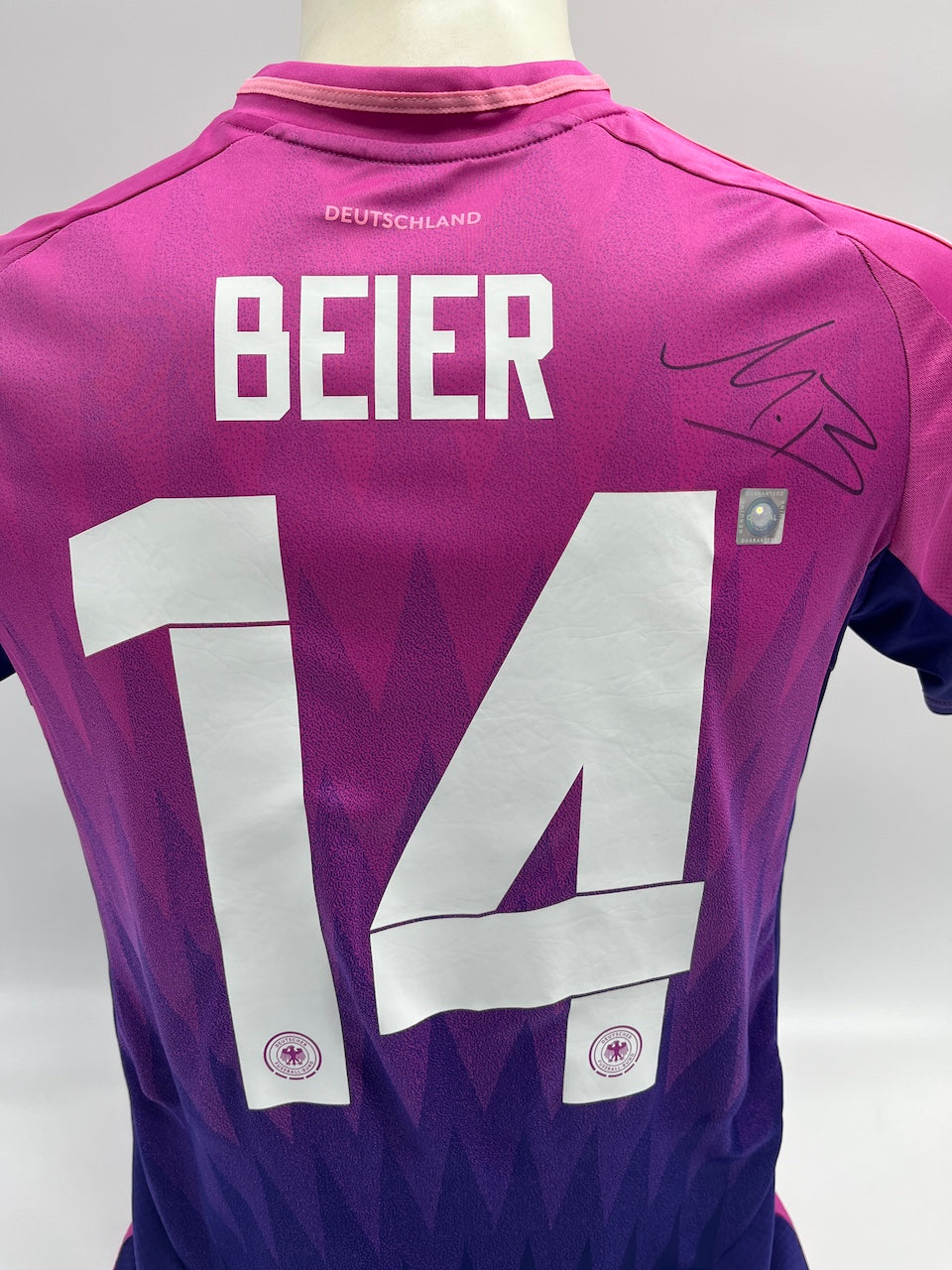 DFB Trikot Maximilian Beier signiert Adidas COA Deutschland Autogramm M