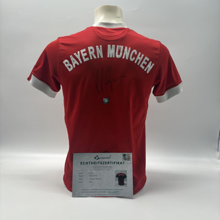 Bayern München Trikot Mario Gomez signiert Autogramme Bundesliga 164