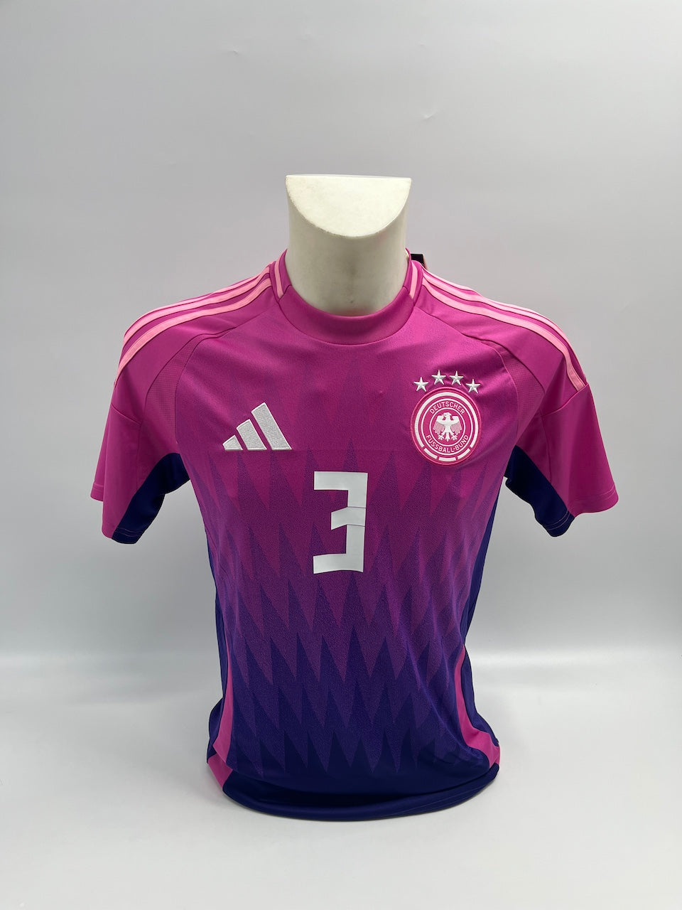 DFB Trikot David Raum signiert Adidas COA Deutschland Autogramm S