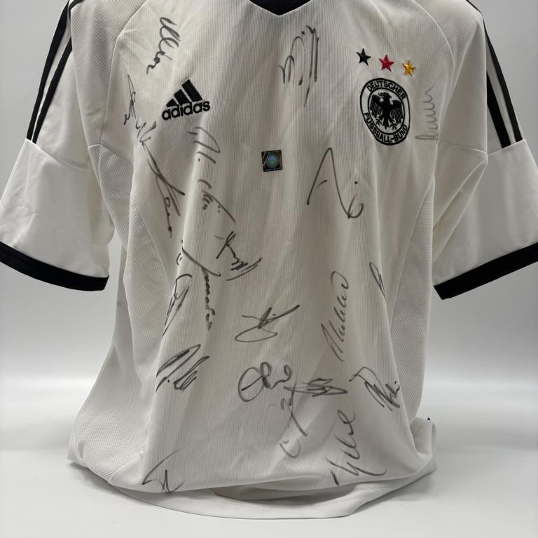 Deutschland Trikot WM 2002 Teamsigniert DFB Adidas L