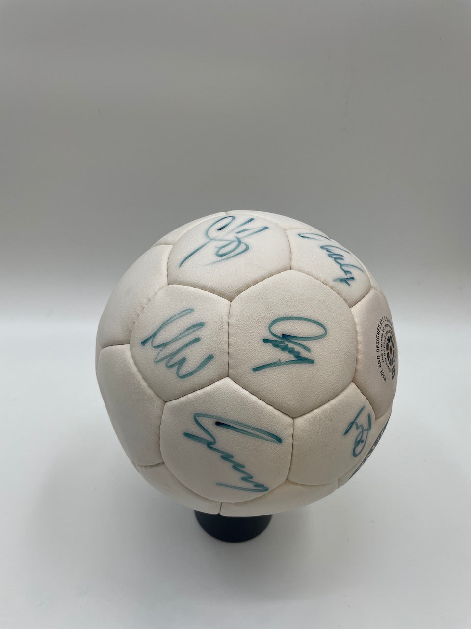 FC Bayern Fußball Teamsigniert 1995/1996 Unterschrift Autogramm Paulaner Ball