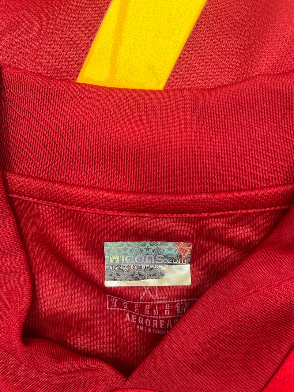 Spanien Trikot Ansu Fati signiert Adidas COA Autogramm XL
