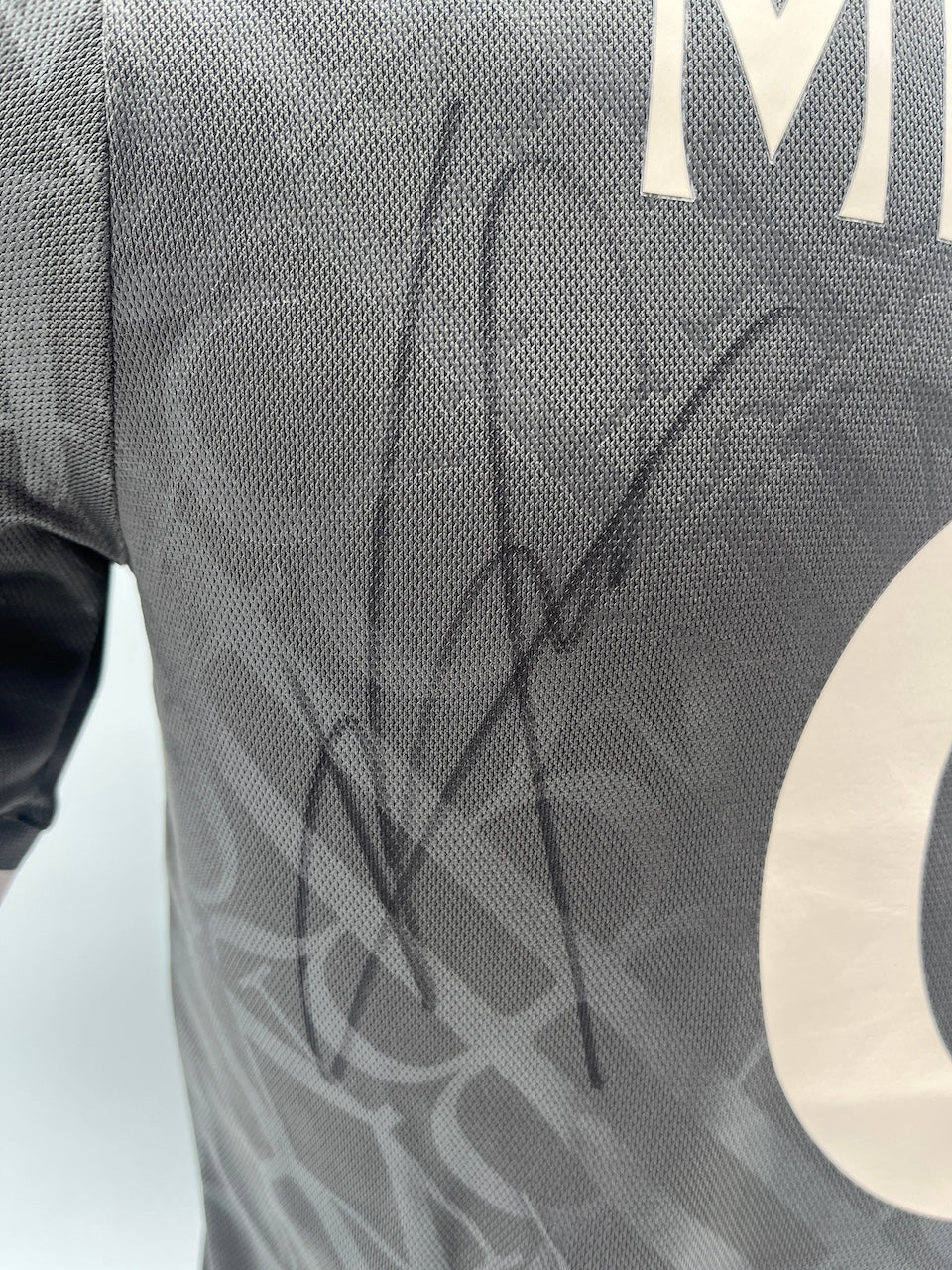 Real Madrid jersey signed by Kylian Mbappe, Adidas COA LaLiga autograph 164