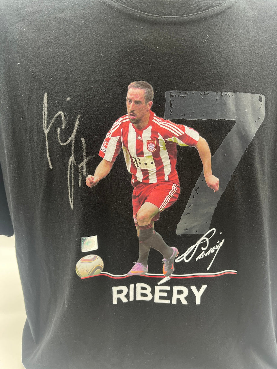 Bayern München T-Shirt Franck Ribery signiert Autogramme FCB XL
