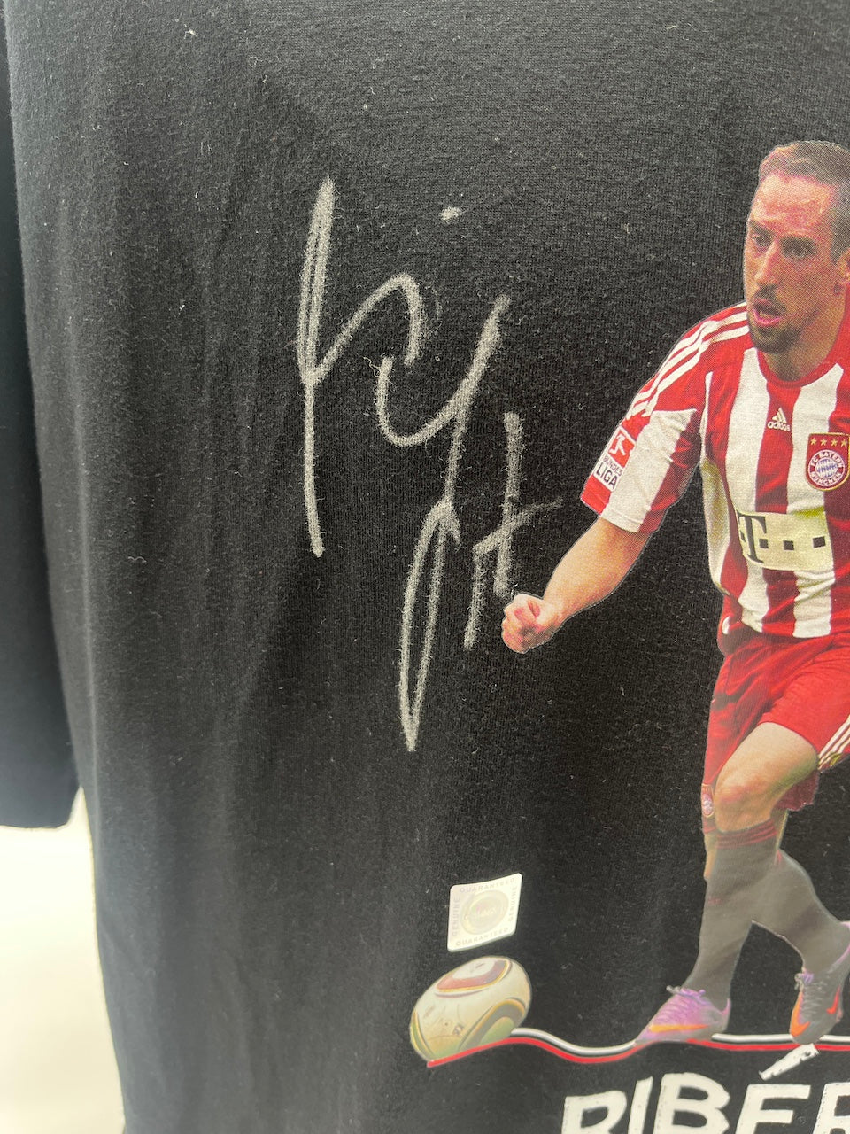 Bayern München T-Shirt Franck Ribery signiert Autogramme FCB XL