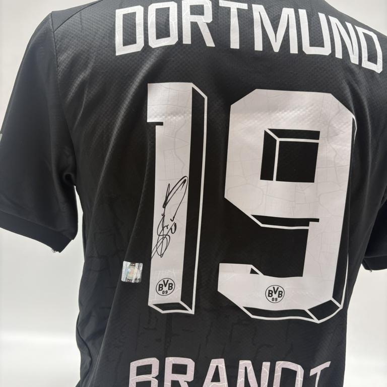Borussia Dortmund Sondertrikot Julian Brandt signiert Puma COA Autogramm M