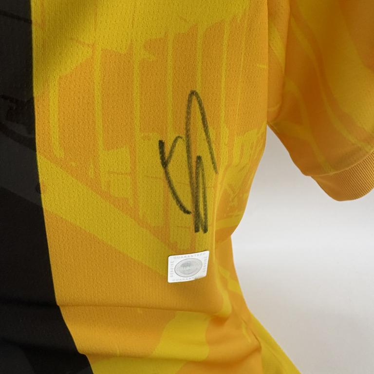 Borussia Dortmund Sondertrikot Ramy Bensebaini signiert Puma COA Autogramm XL