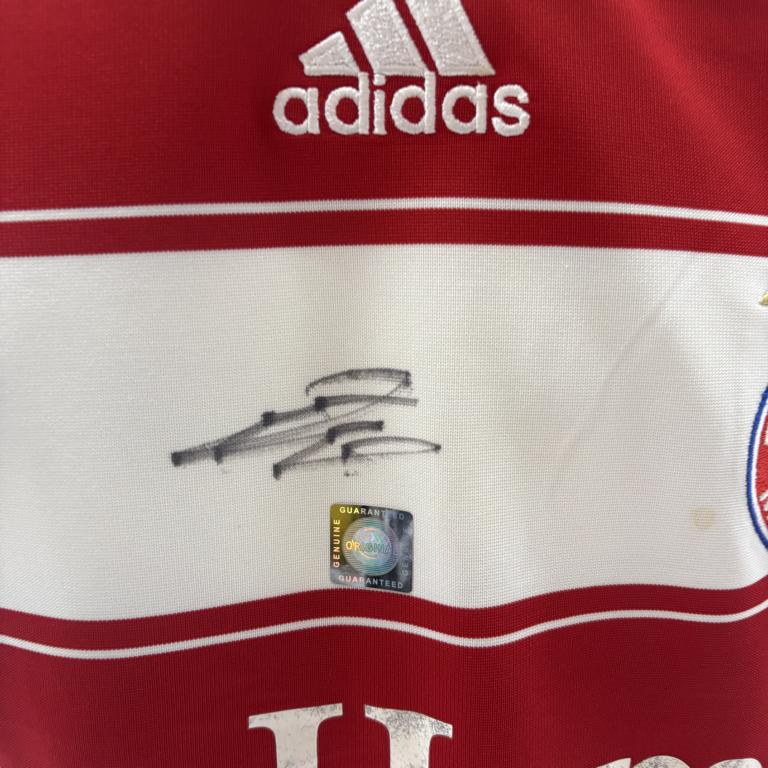 Bayern München Jan Schlaudraff signiert Autogramm Adidas COA L