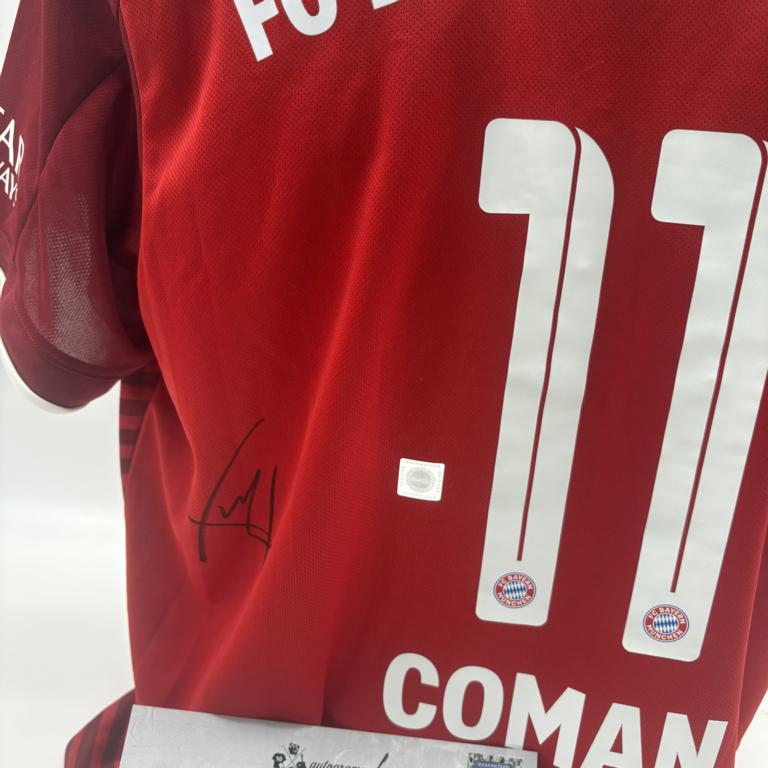 Bayern München Trikot Kingsley Coman signiert Autogramme Adidas XL