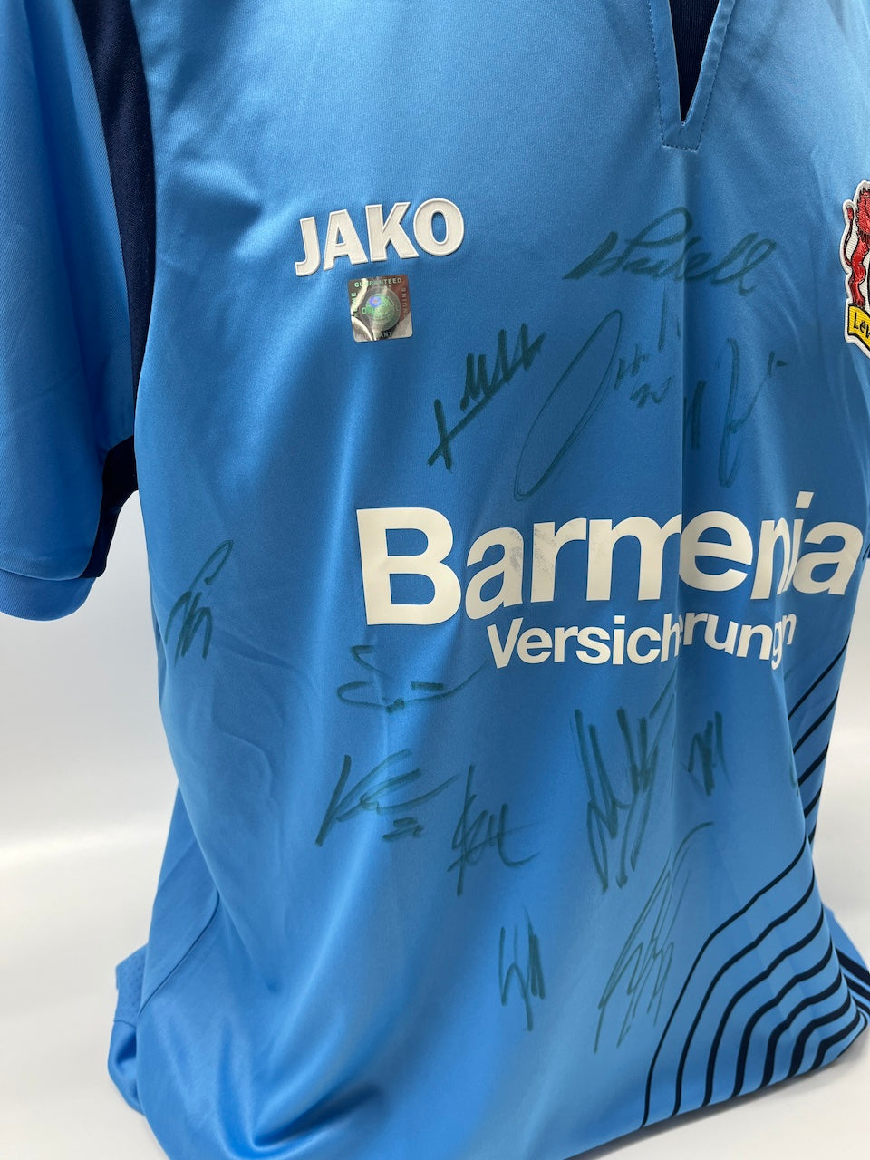 Bayer Leverkusen Trikot 2018/2019 Teamsigniert Autogramm COA Jako XL